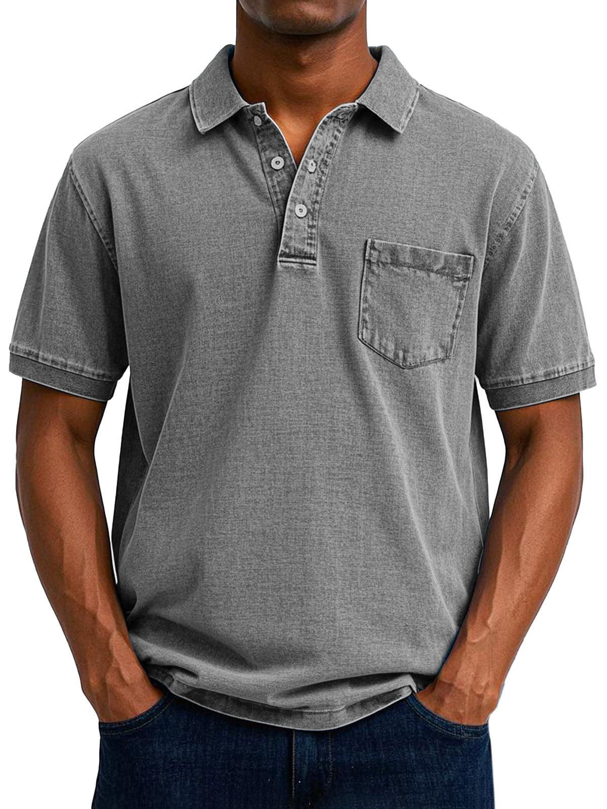 Lorenzo™ | Vintage Polo Shirt voor Mannen