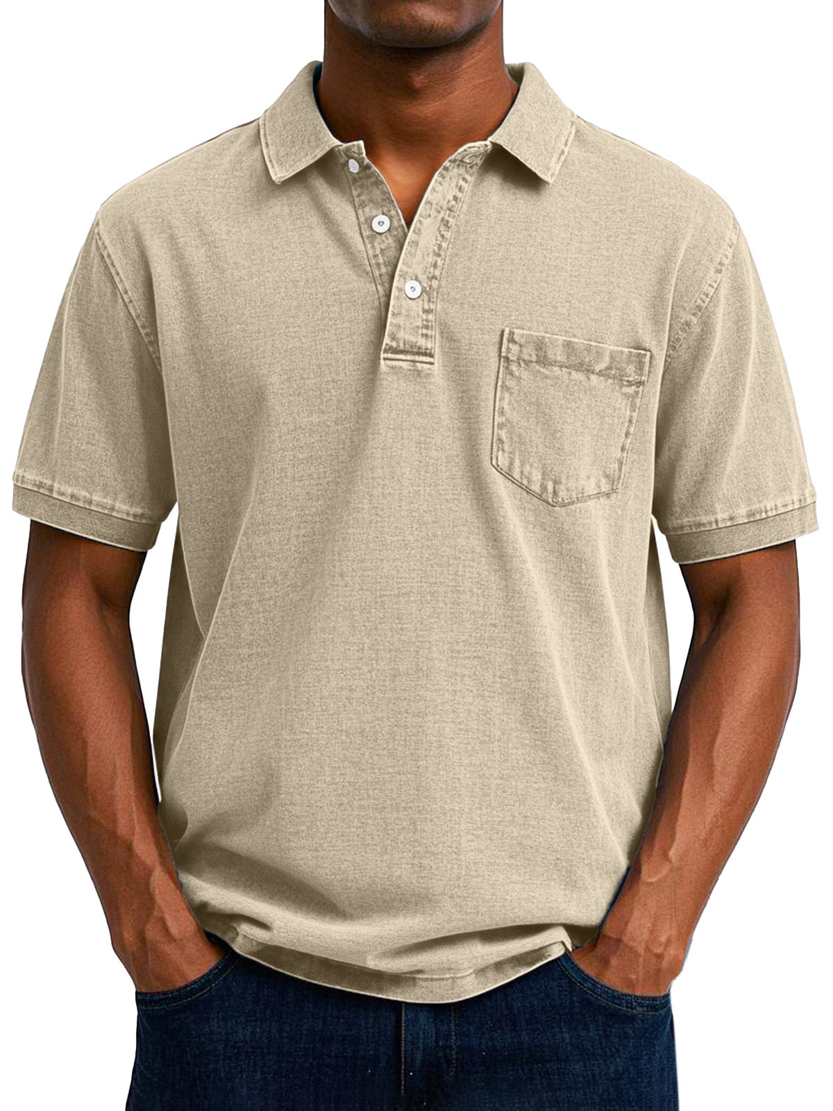 Lorenzo™ | Vintage Polo Shirt voor Mannen