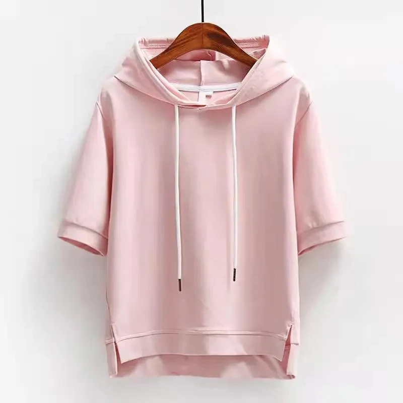 Bente™ | Hoodie met Korte Mouwen