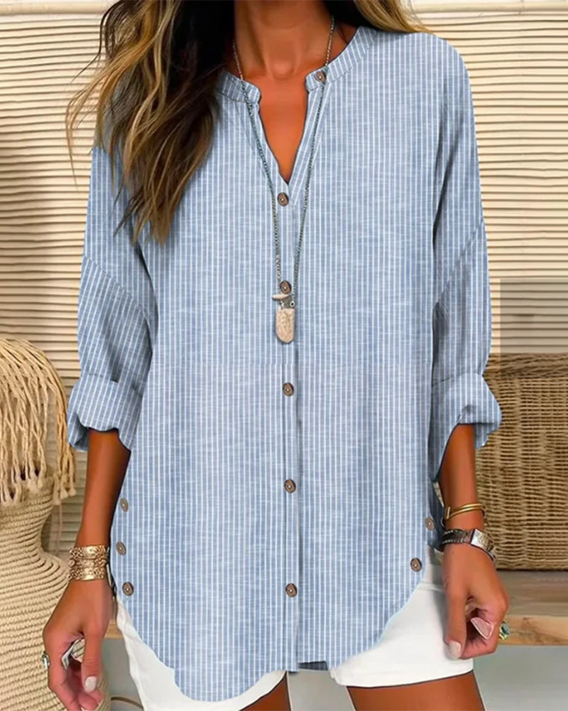 Kelly™ | Chique Gestreepte Top
