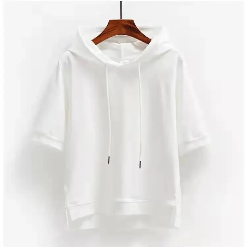 Bente™ | Hoodie met Korte Mouwen