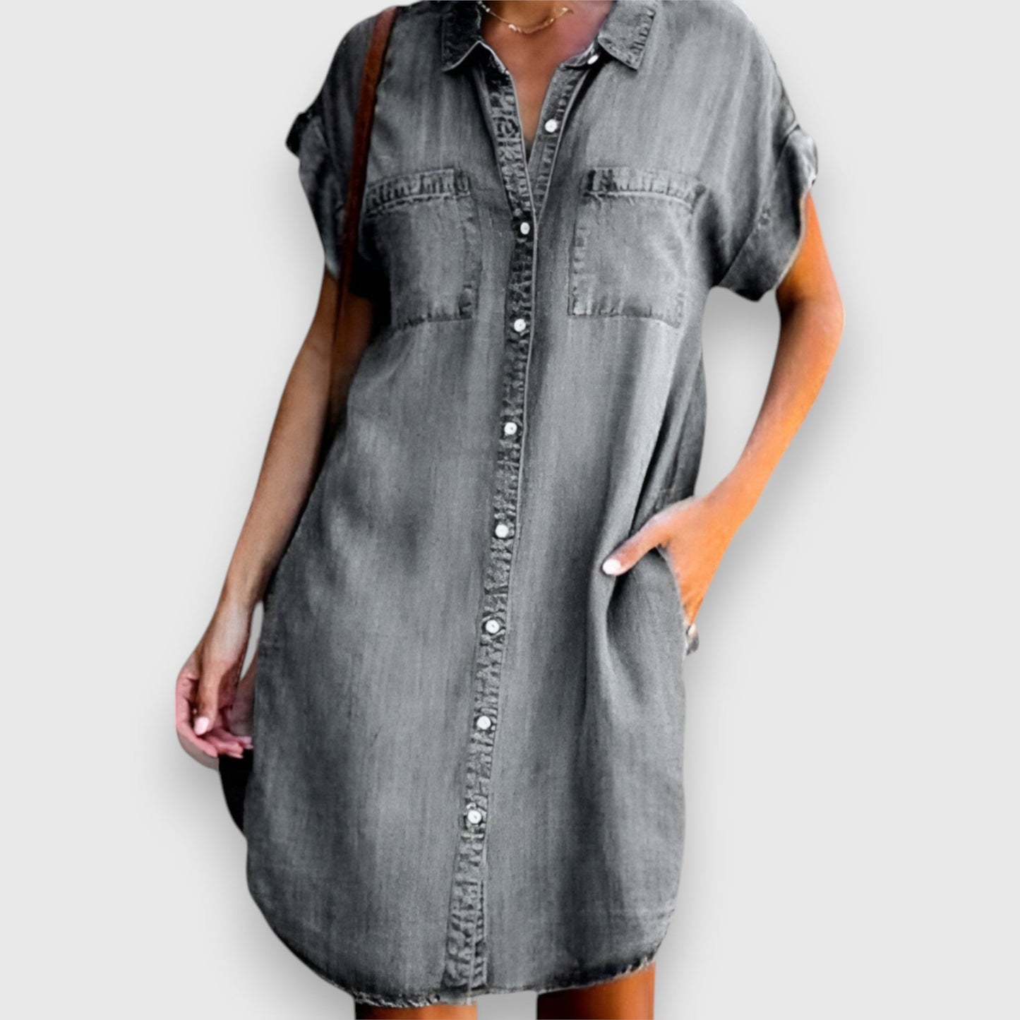Linda™ | Denim Zomerjurk