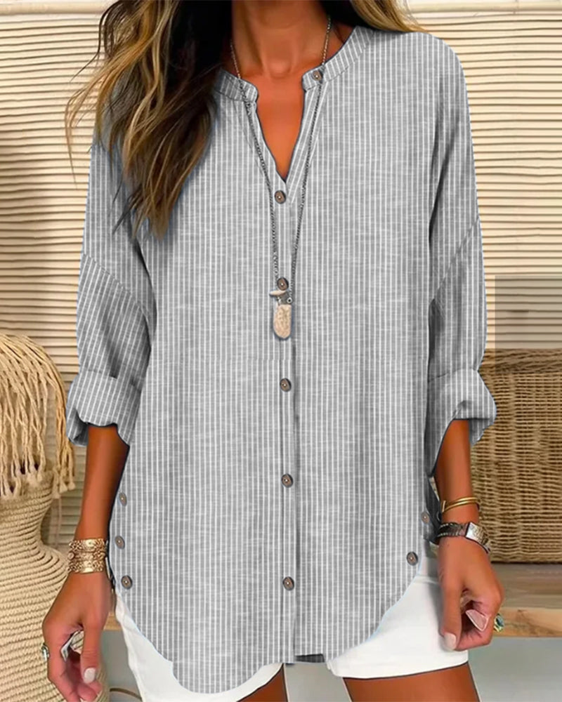 Kelly™ | Chique Gestreepte Top