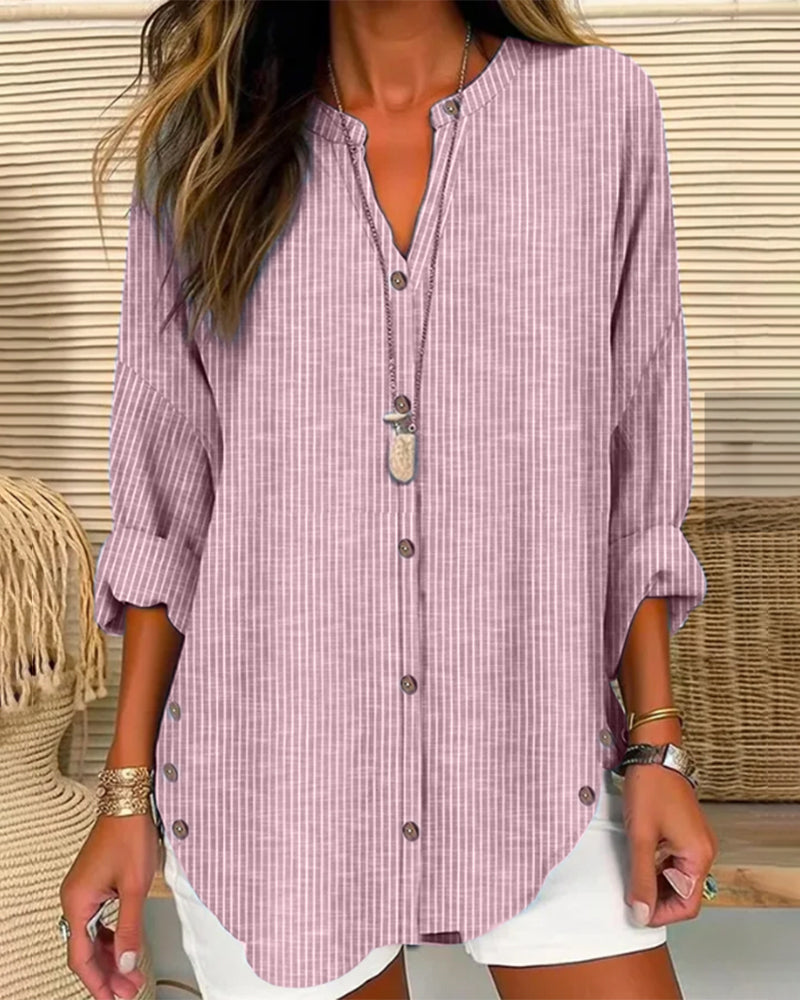 Kelly™ | Chique Gestreepte Top