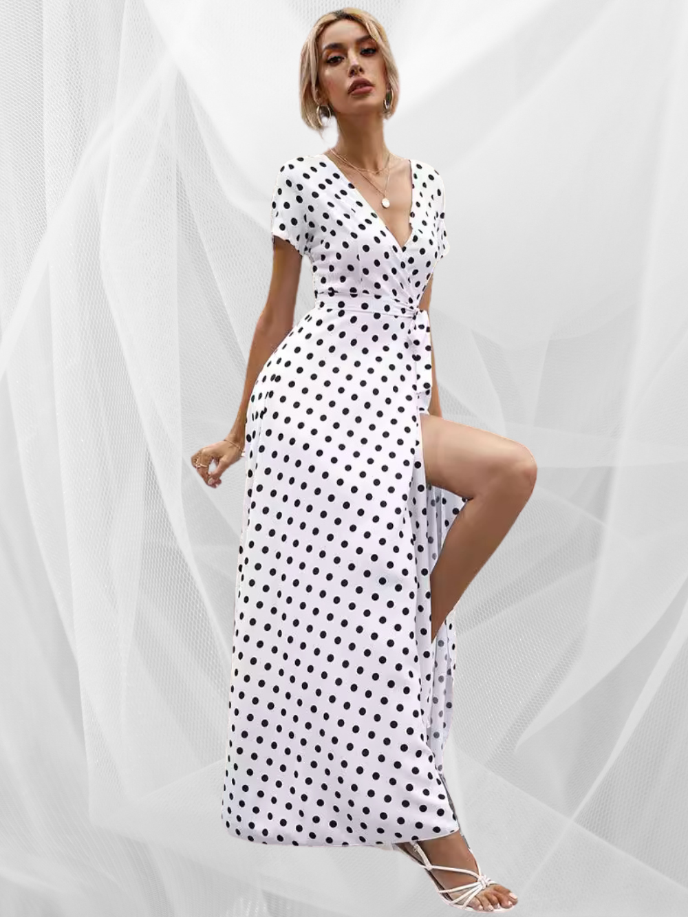 Paulien™ | Split Jurk
