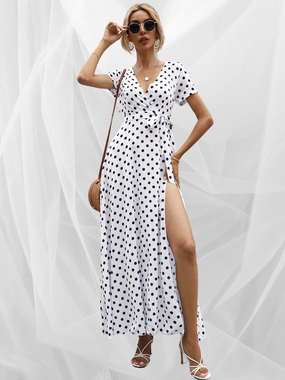 Paulien™ | Split Jurk