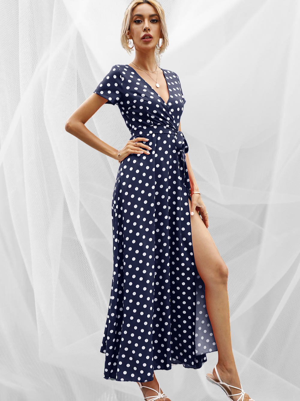 Paulien™ | Split Jurk