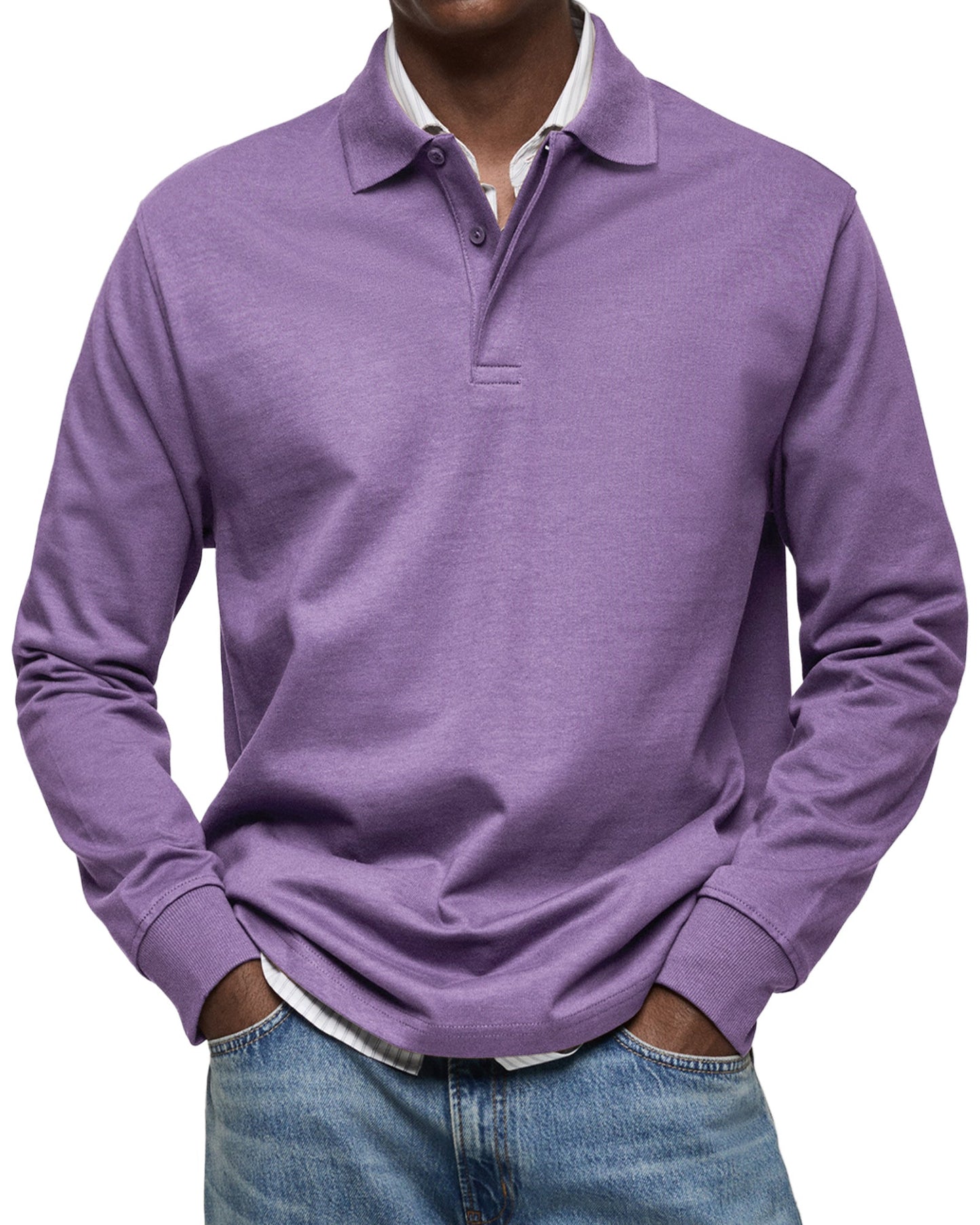 Jesse™ | Casual Polo met Lange Mouwen