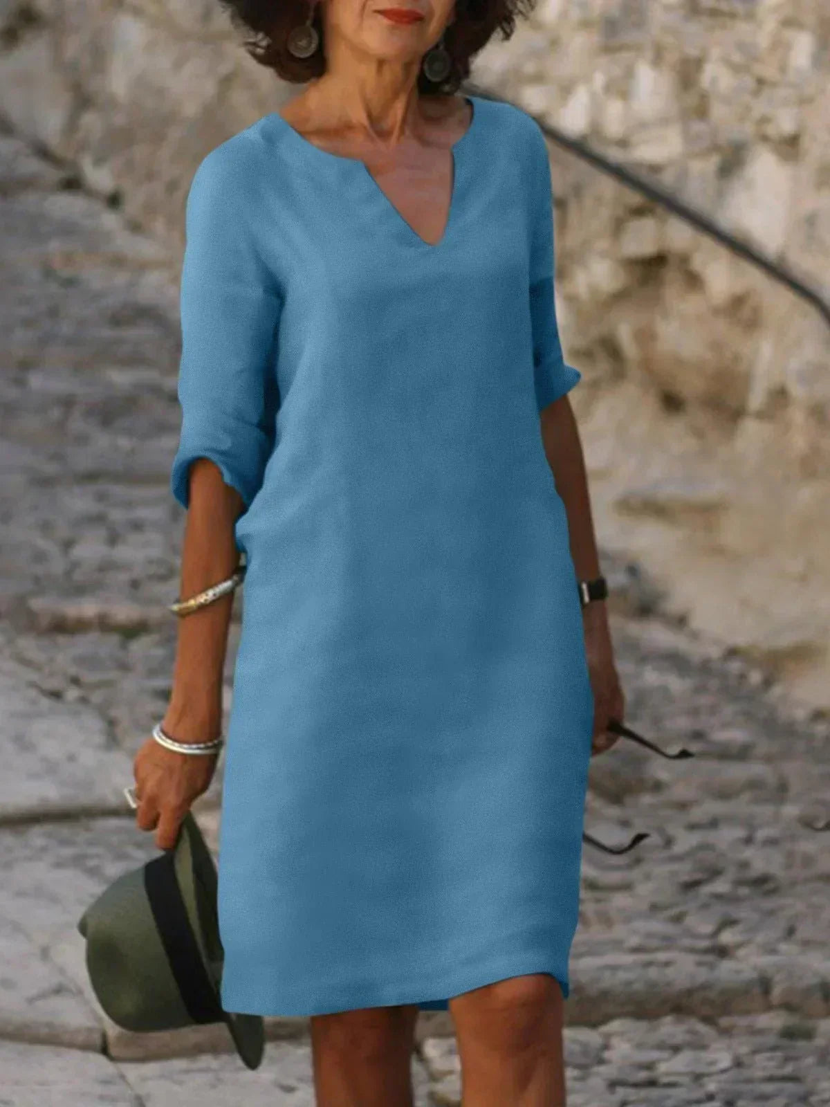 Lisa™ | Elegante Zomerjurk met V-Hals