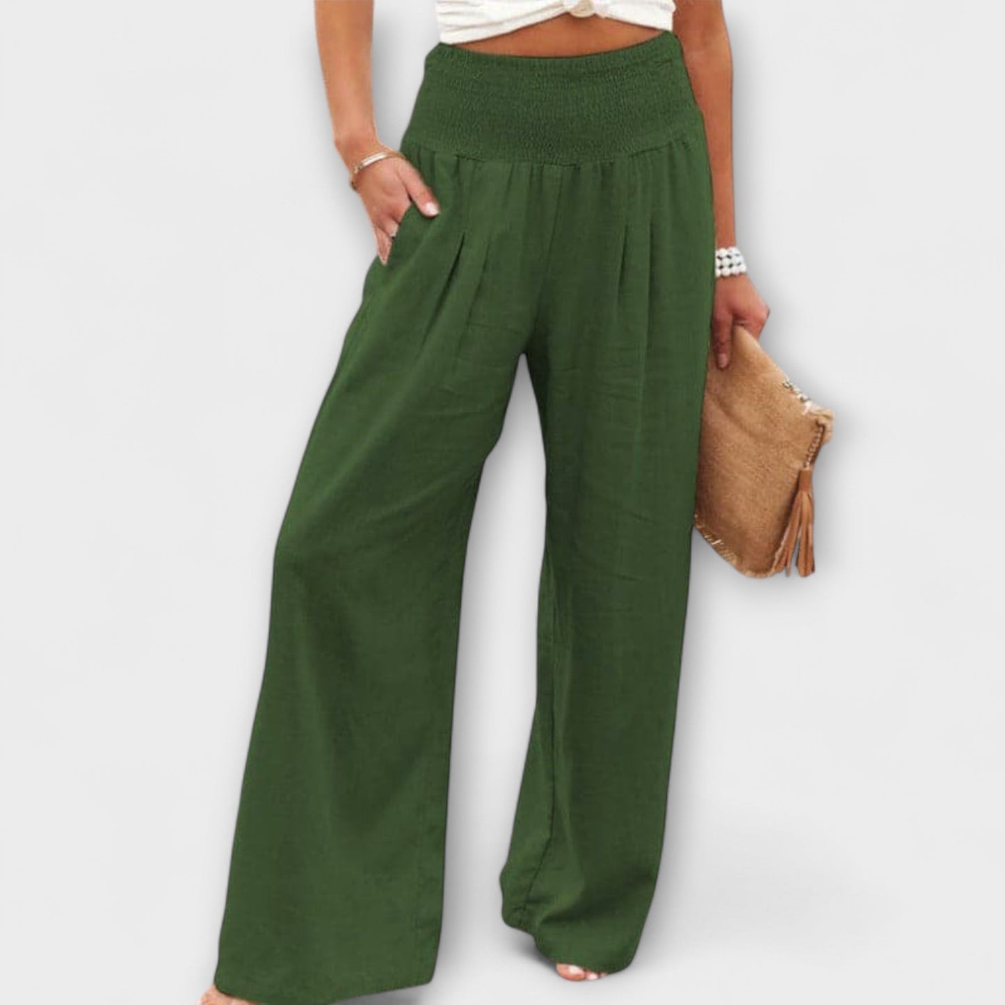 Elena™ | Luchtige Comfortbroek van Linnenmix