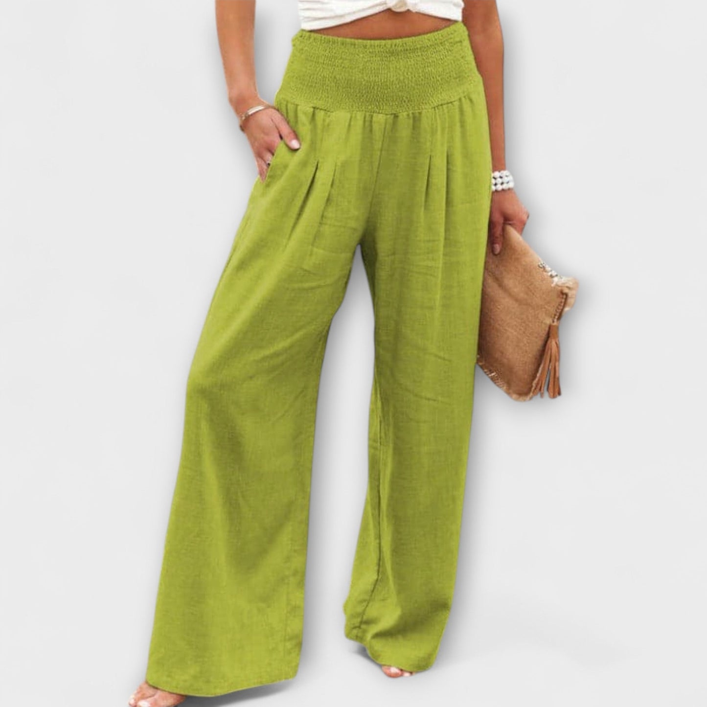 Elena™ | Luchtige Comfortbroek van Linnenmix