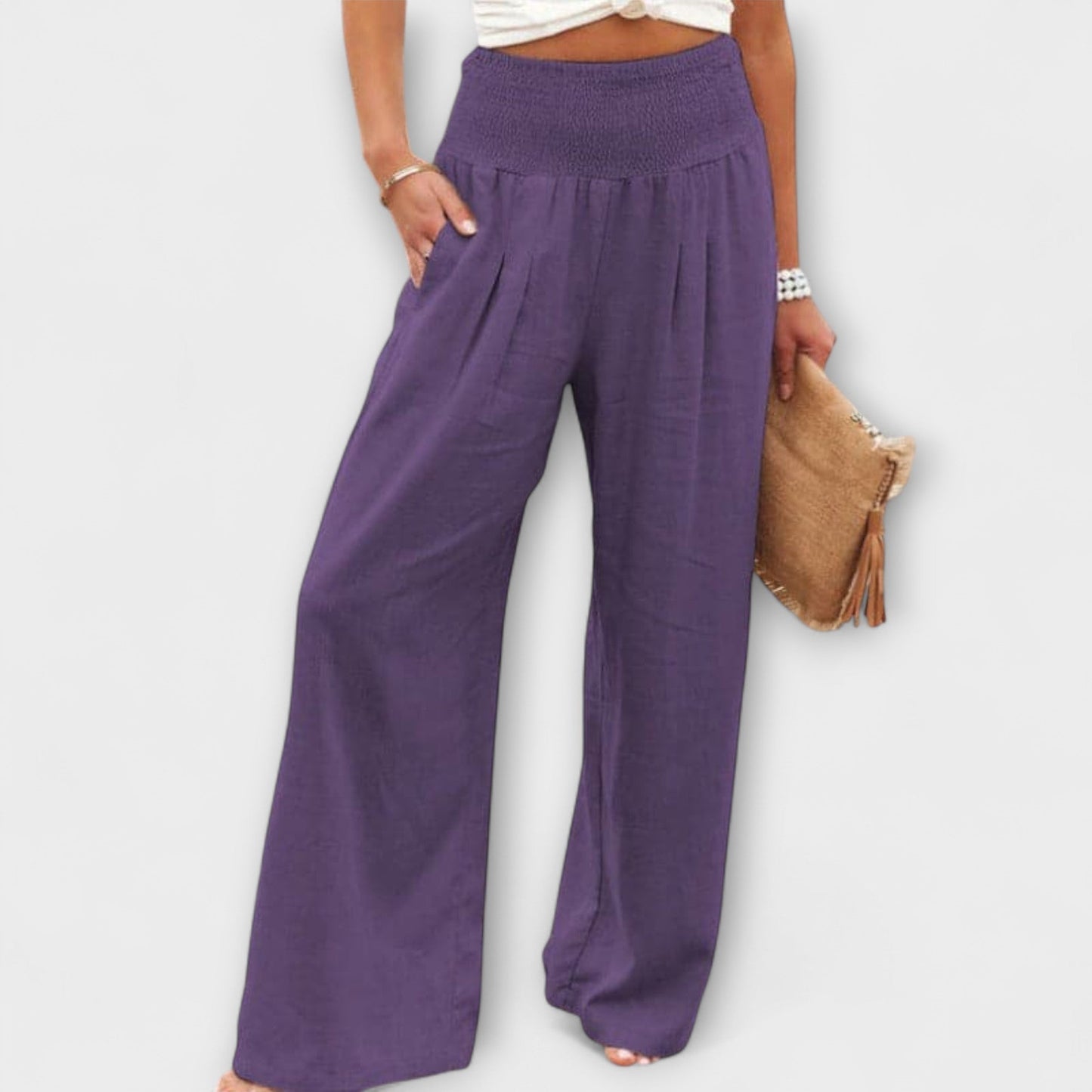 Elena™ | Luchtige Comfortbroek van Linnenmix