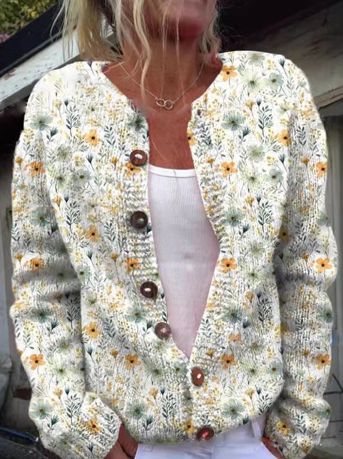 Fenne™ | Chique Bloemencardigan