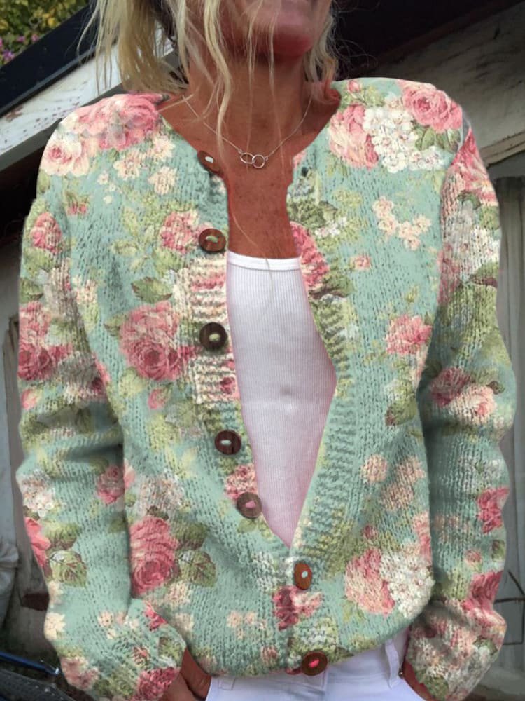 Fenne™ | Chique Bloemencardigan