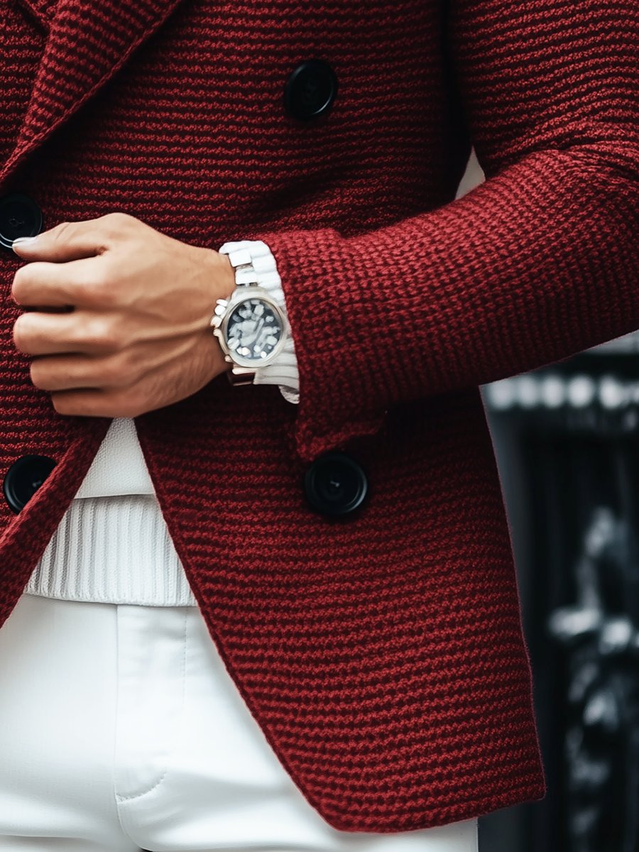 Tom™ | Vintage Gebreide Blazer