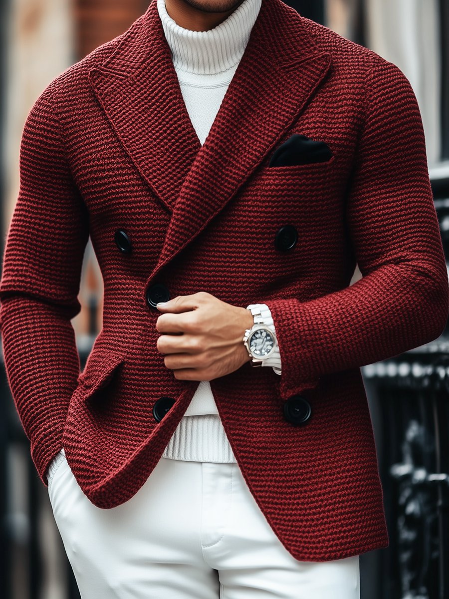 Tom™ | Vintage Gebreide Blazer