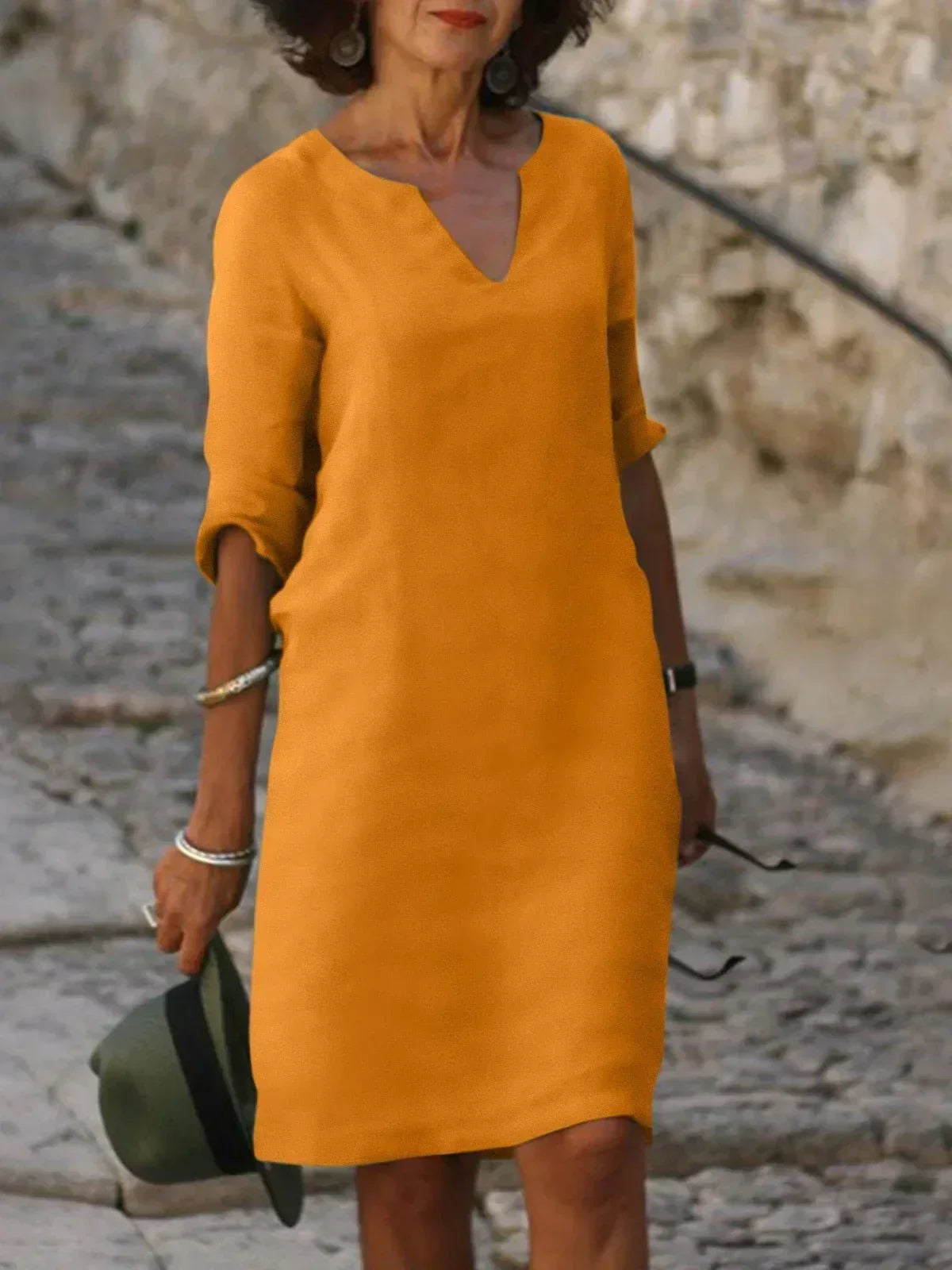 Lisa™ | Elegante Zomerjurk met V-Hals