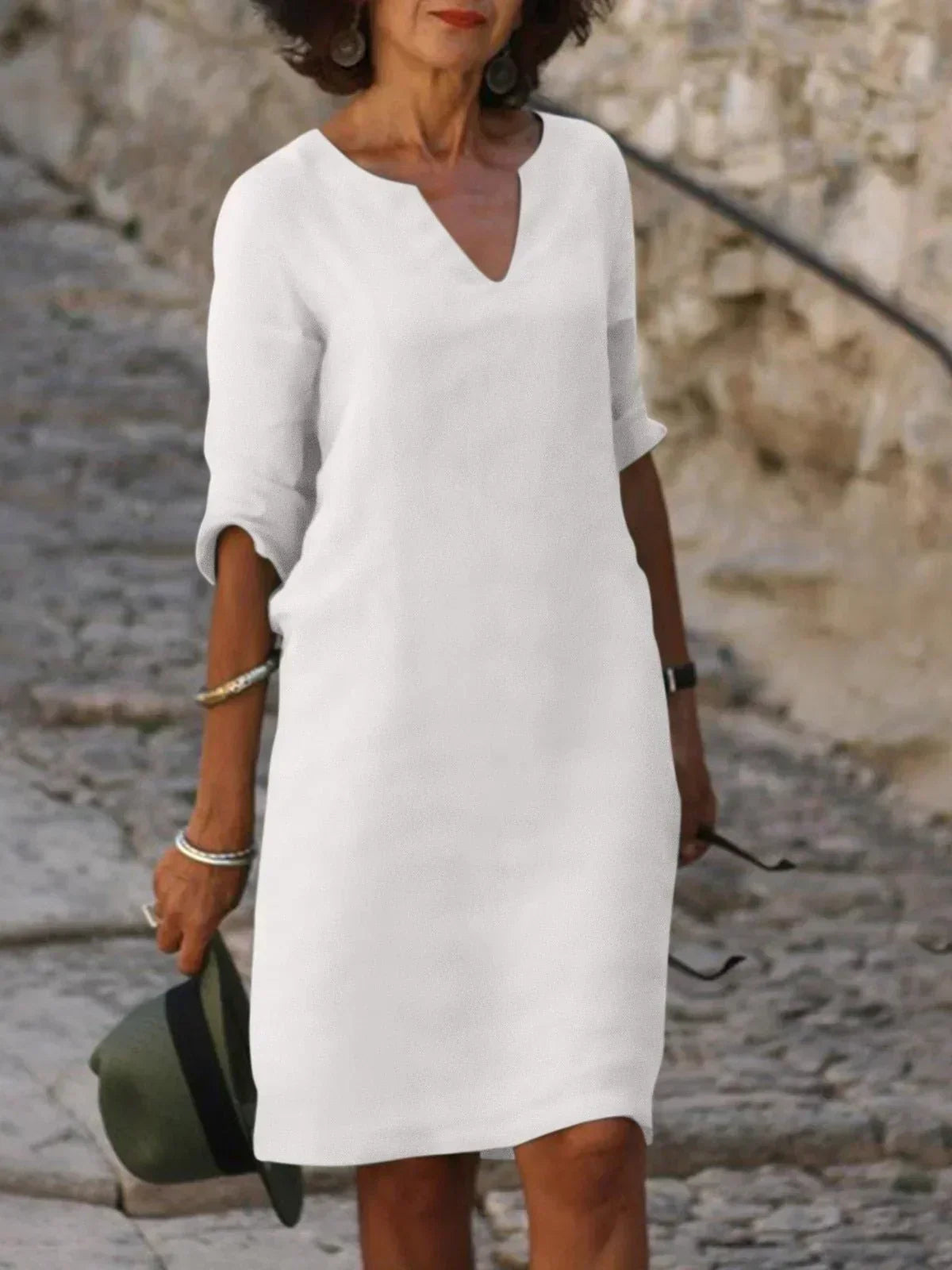 Lisa™ | Elegante Zomerjurk met V-Hals