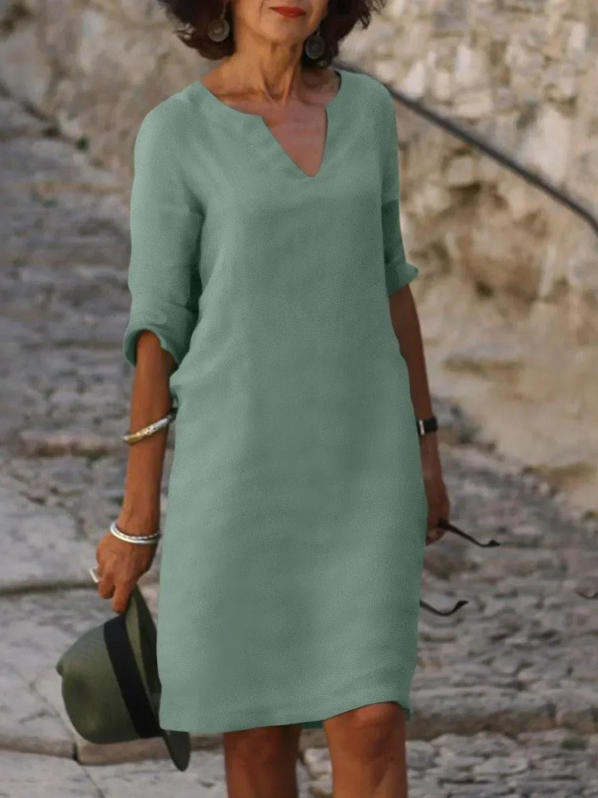 Lisa™ | Elegante Zomerjurk met V-Hals