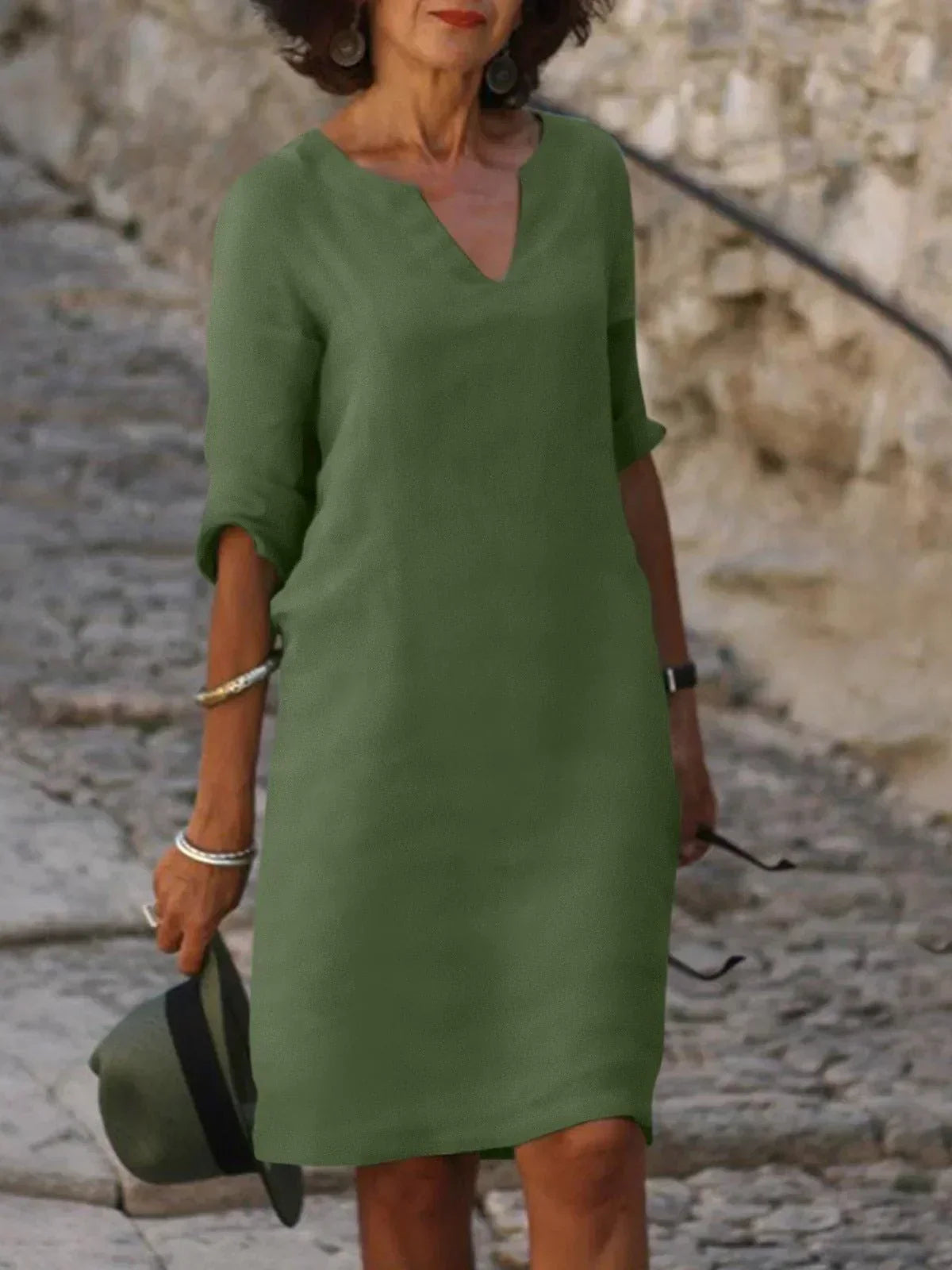 Lisa™ | Elegante Zomerjurk met V-Hals