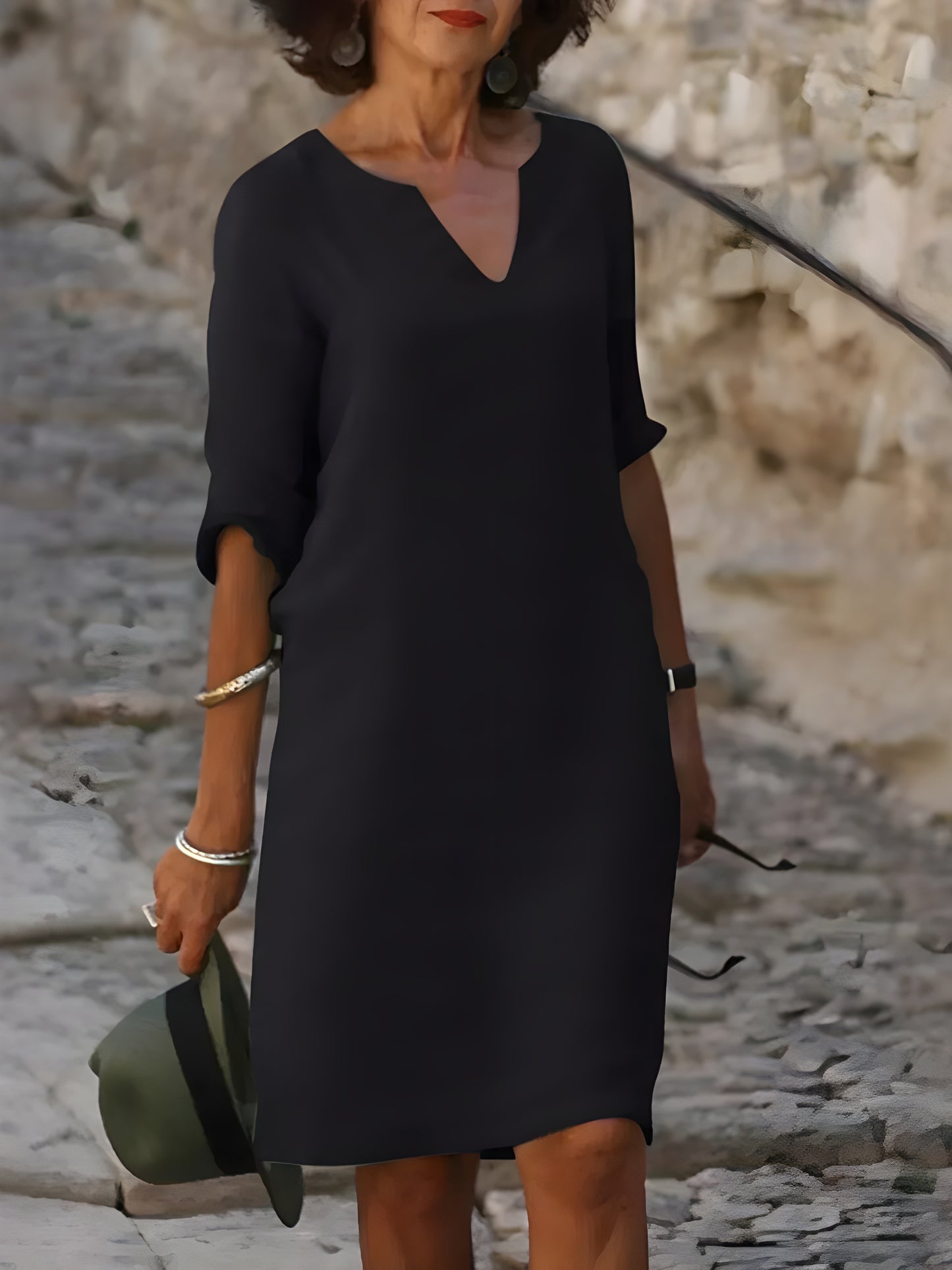 Lisa™ | Elegante Zomerjurk met V-Hals