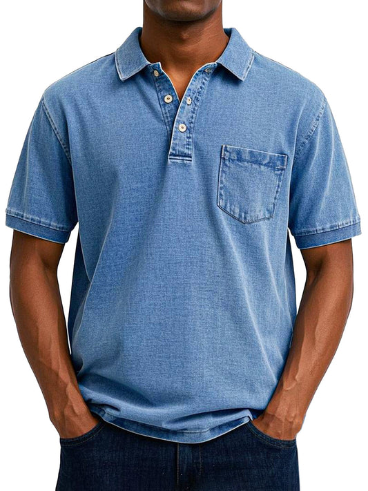 Lorenzo™ | Vintage Polo Shirt voor Mannen
