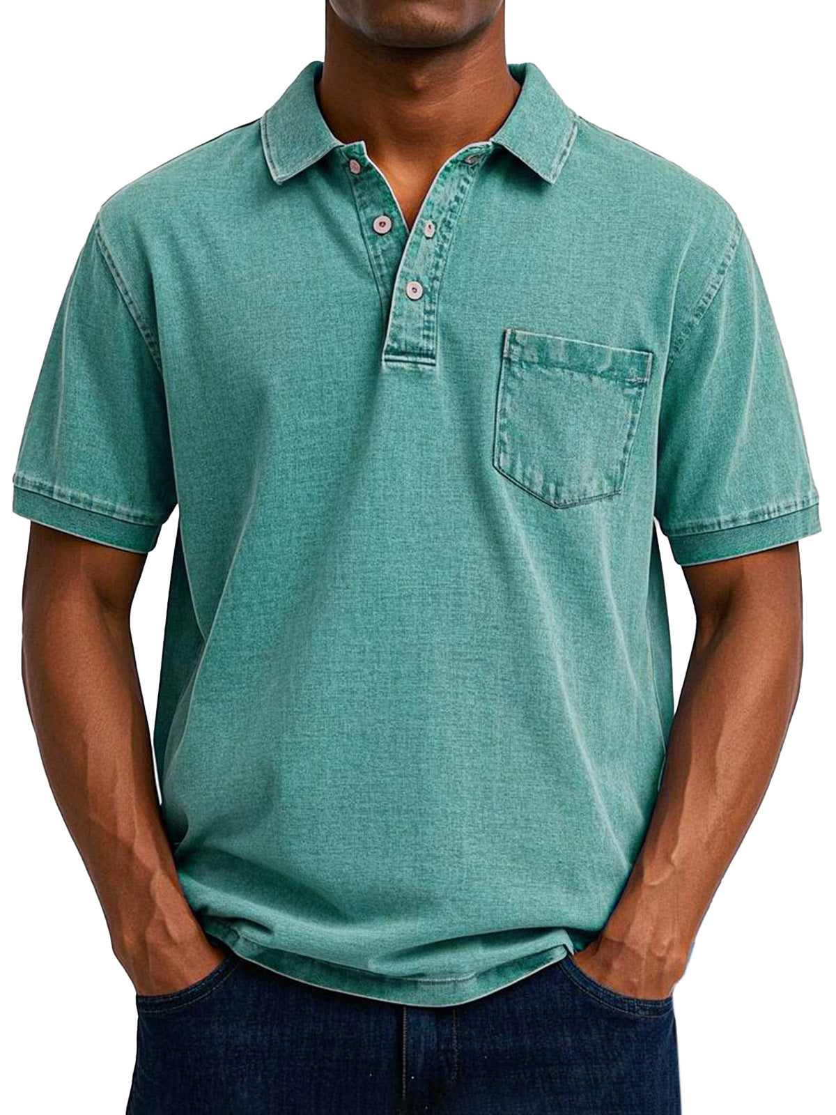 Lorenzo™ | Vintage Polo Shirt voor Mannen
