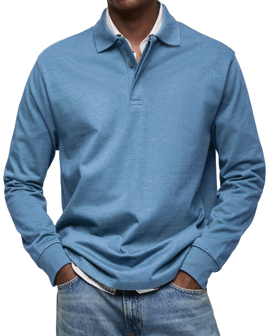 Jesse™ | Casual Polo met Lange Mouwen