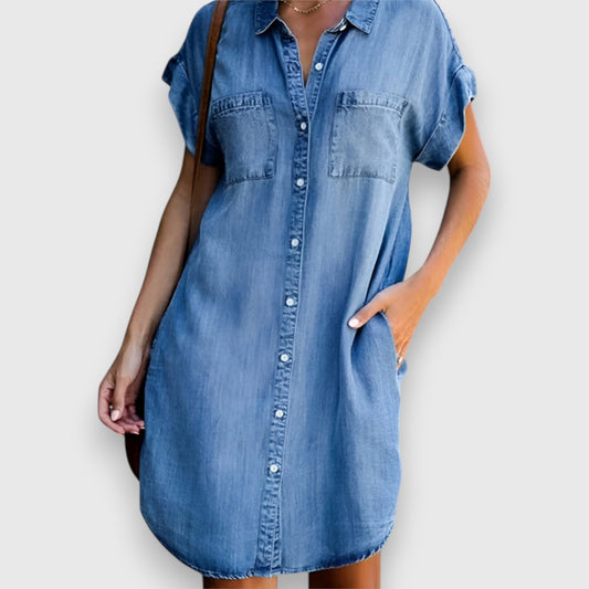 Linda™ | Denim Zomerjurk