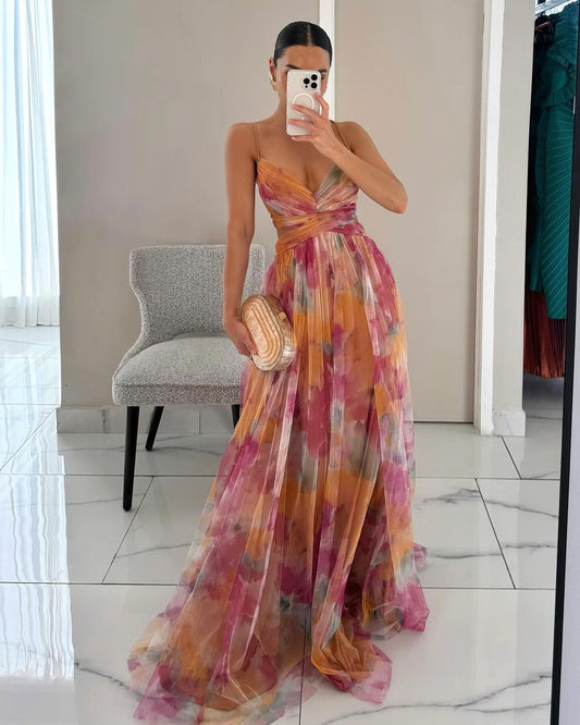 Roos™ | Zomerjurk met Bloemenprint