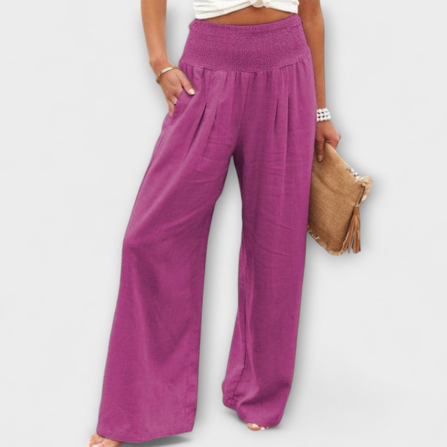 Elena™ | Luchtige Comfortbroek van Linnenmix