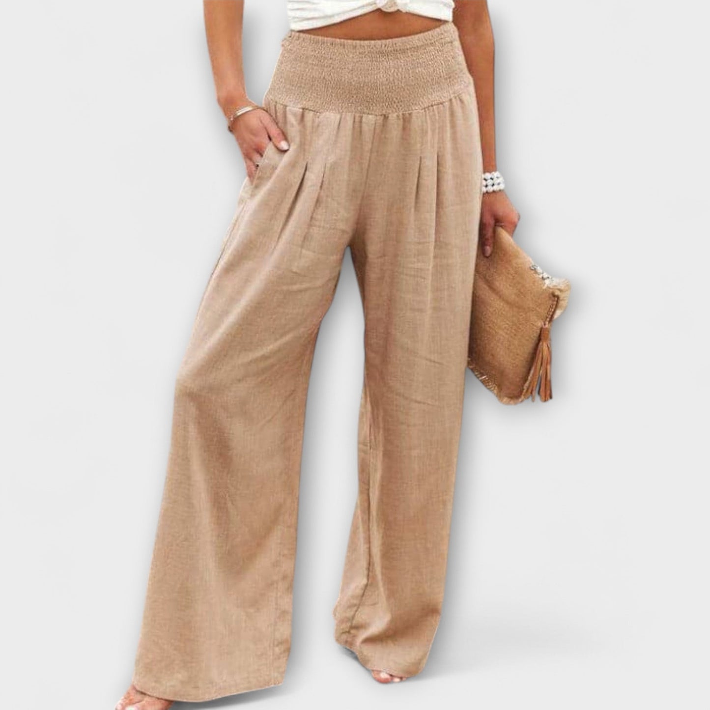 Elena™ | Luchtige Comfortbroek van Linnenmix
