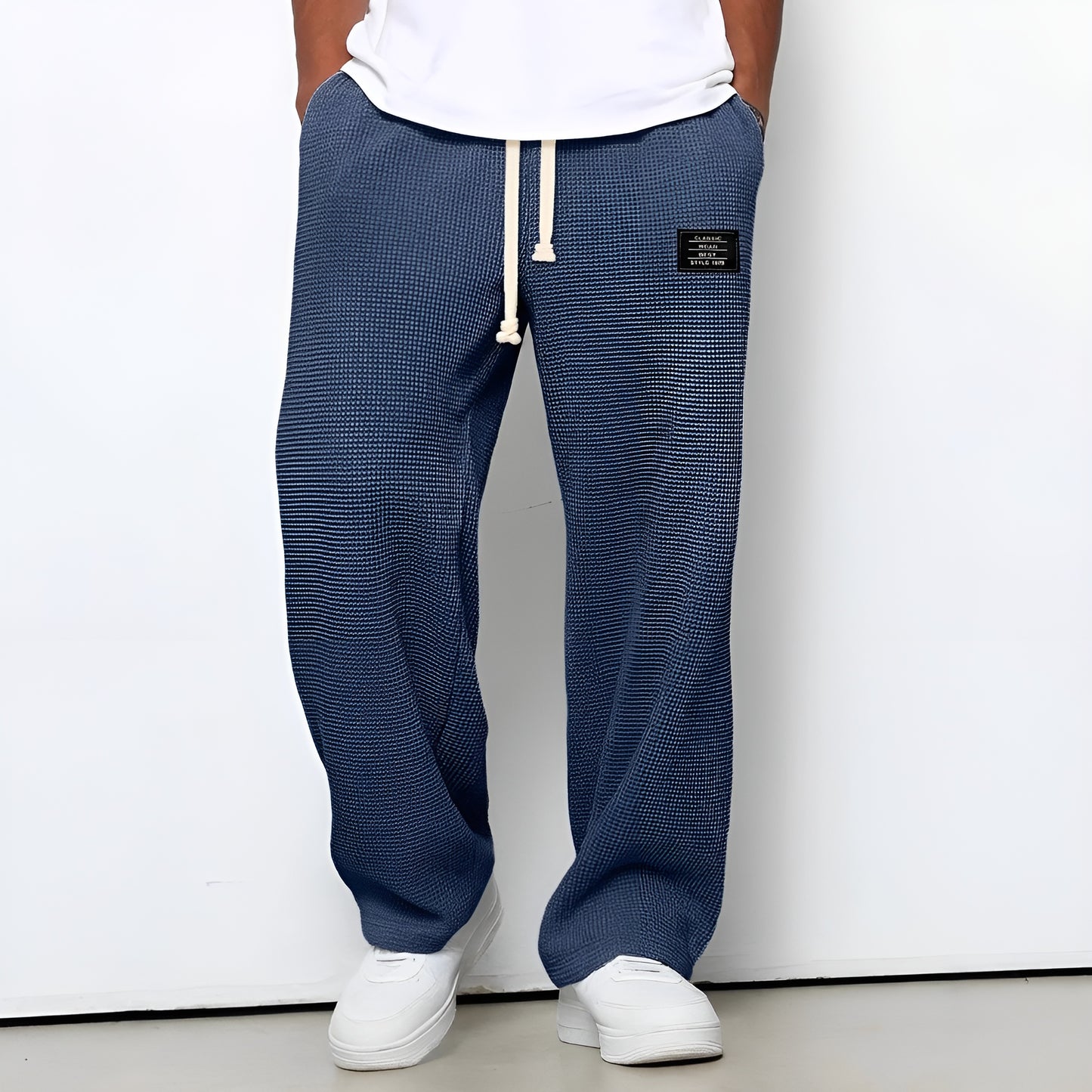 Relaxed fit broek met verstelbare taille