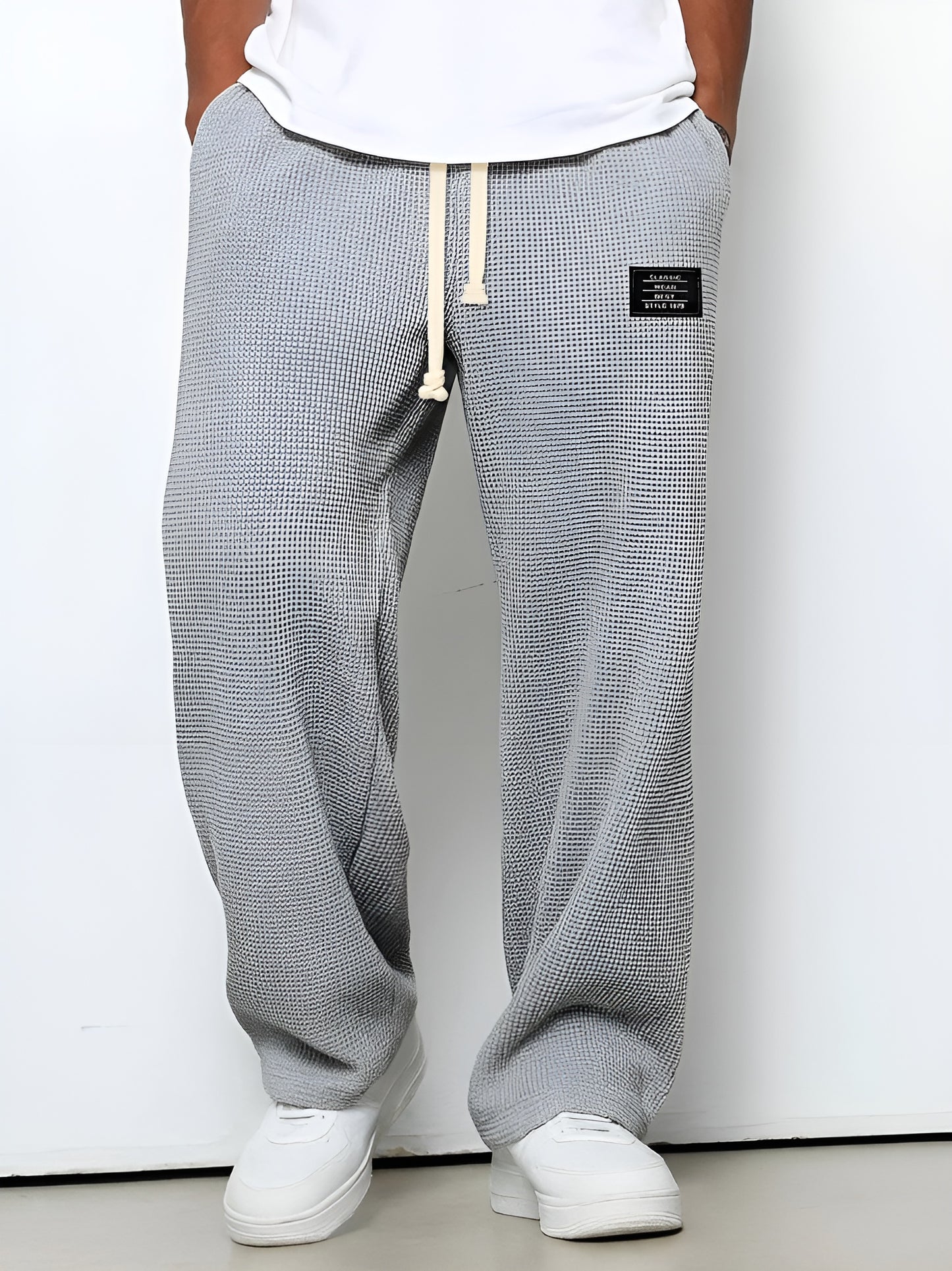 Relaxed fit broek met verstelbare taille