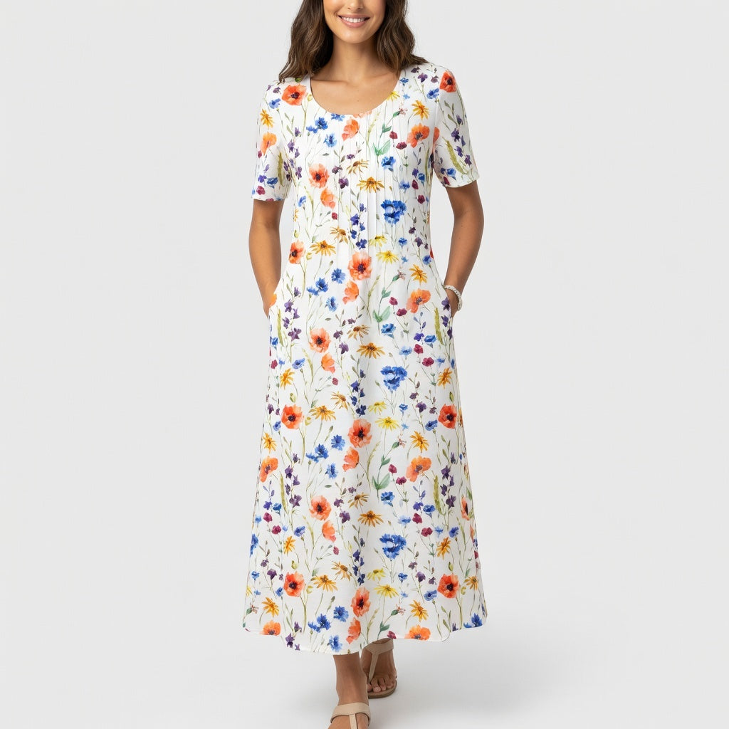 Rouge floral / 3XL