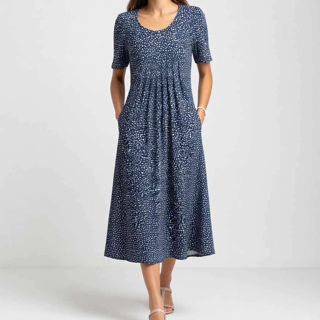 Bleu à pois / 3XL