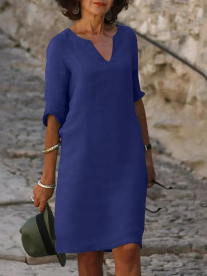 Lisa™ | Elegante Zomerjurk met V-Hals