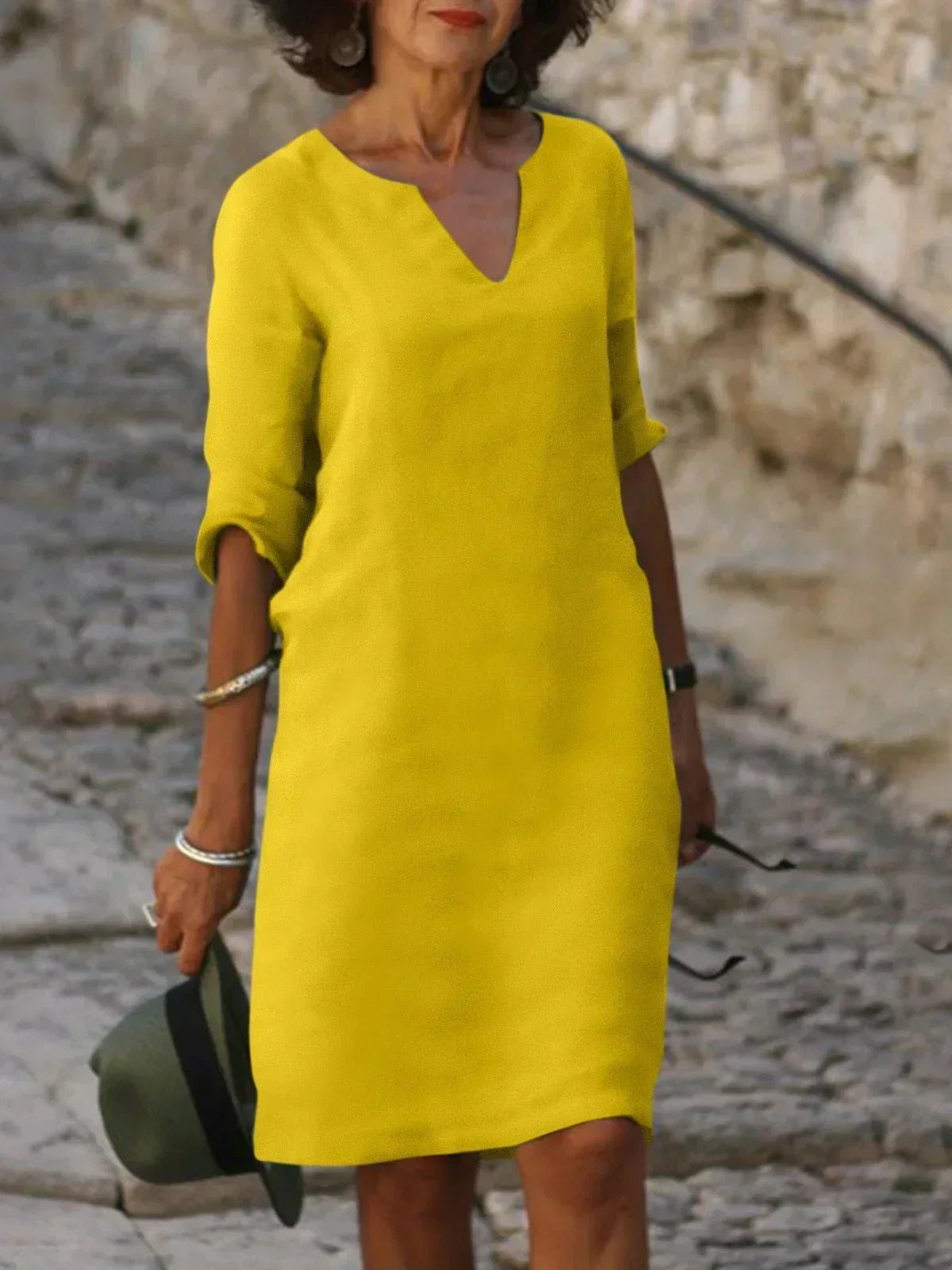 Lisa™ | Elegante Zomerjurk met V-Hals
