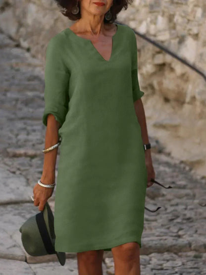 Lisa™ | Elegante Zomerjurk met V-Hals